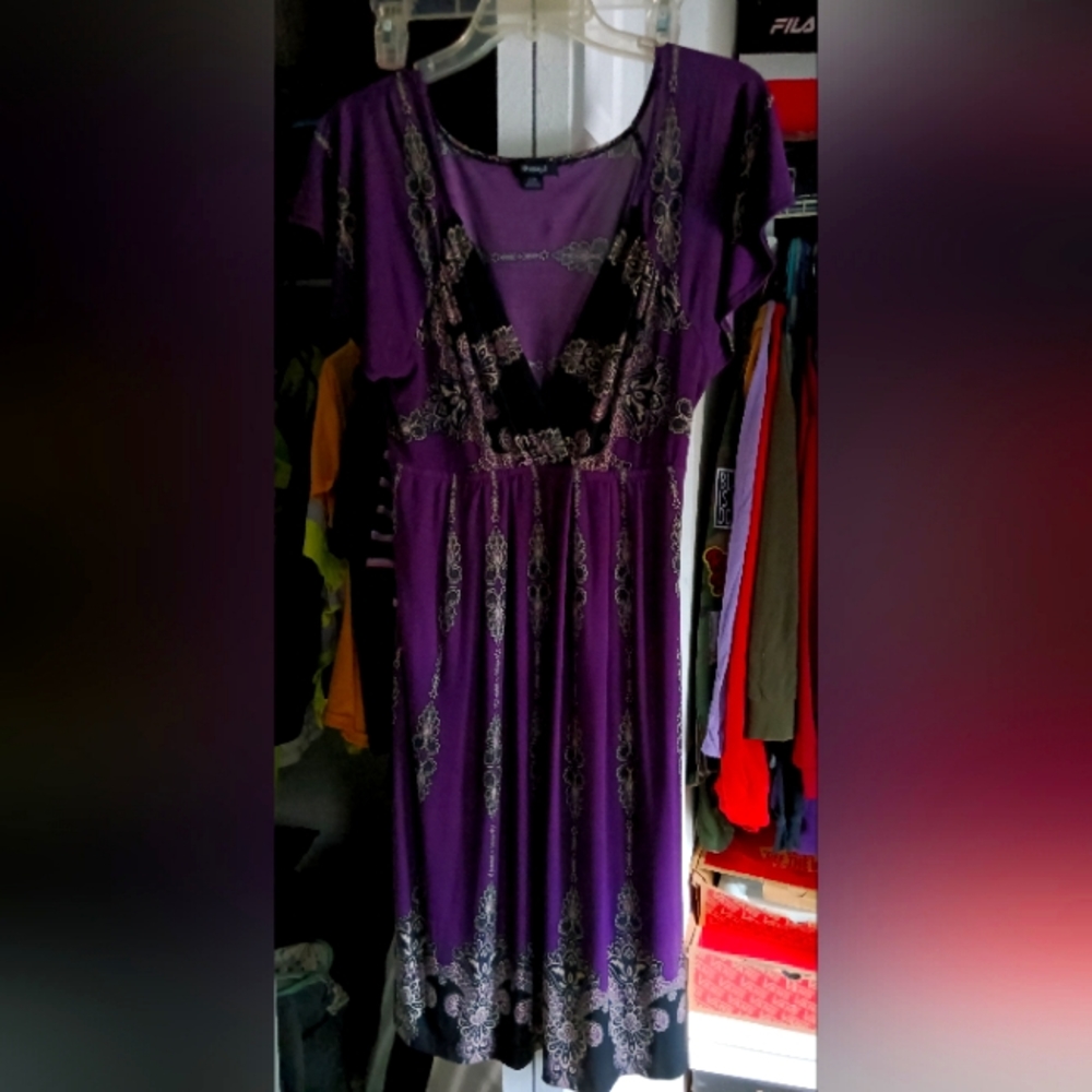 Purple Sweetheart Dress
